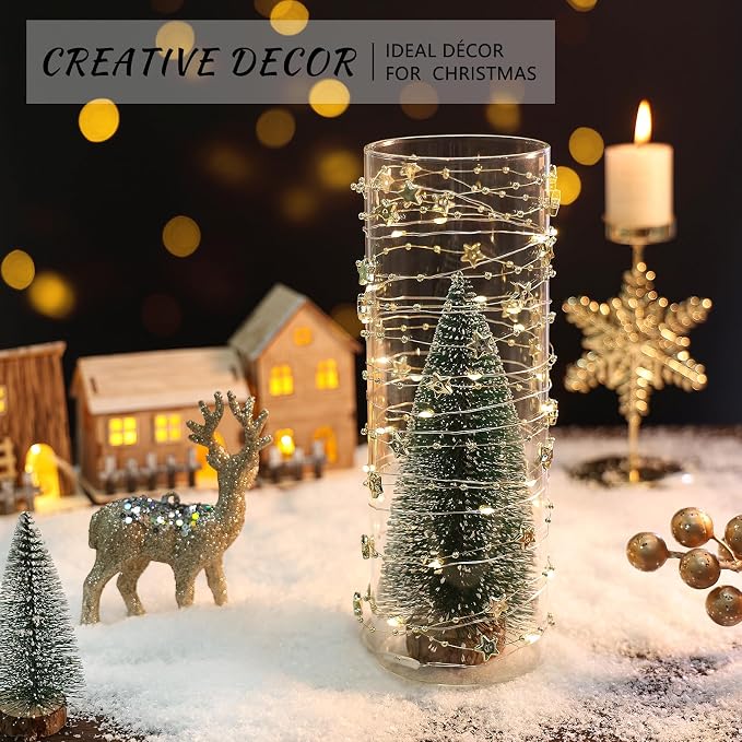 SUPMIND 7Pcs Glass Cylinder Vases - Image 4