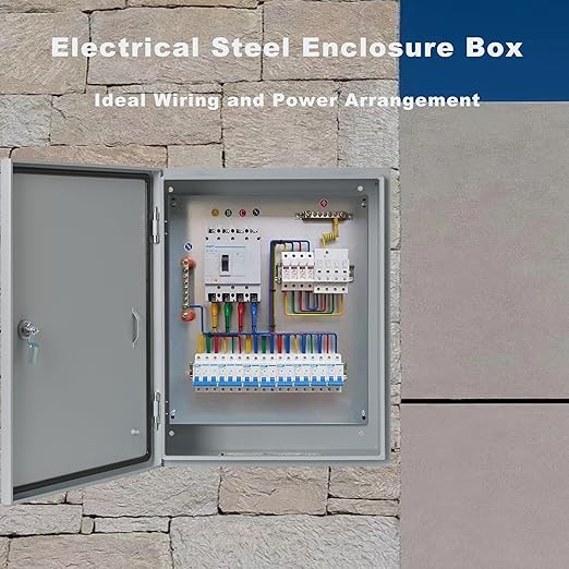 Waterproof Electrical Enclosure 12 x 8 x 6'', Outdoor Electrical Box - Image 2
