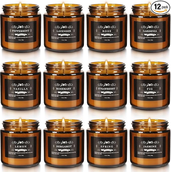 YOROXRG 12 Pcs Scented Candles by YOROXRG