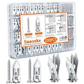 200 Pcs Self Drilling Drywall Anchors by Brandquality-Trustworthy
