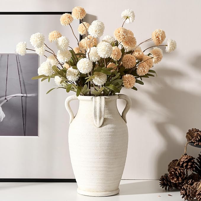 Emotionally Grounded Vase, Vaseking Large Ceramic Rustic Vase - Image 2