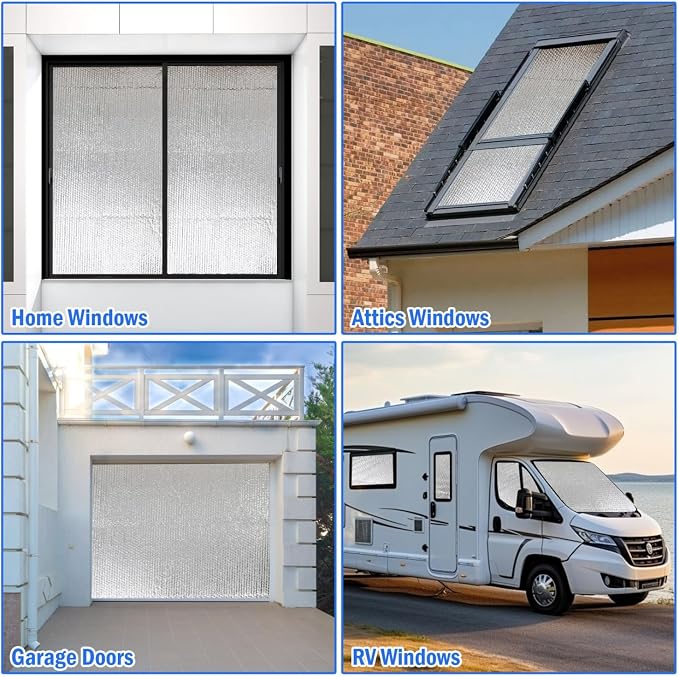 YoleShy Double Reflective Insulation 24 in X 20 FT RV Window Insulation - Image 5