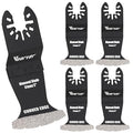 5PCS 2''/51mm Diamond Oscillating Saw Blades by Vearter
