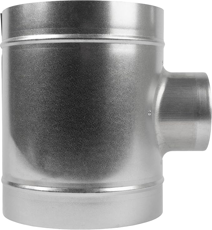 8" Inch to 4" Inch Branch T-Shape Ducting Splitter by RepaMarket