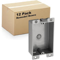 Old Work Round Electrical Box, One-Gang Grey PVC Junction Box, Electrical Old by AirmontProducts