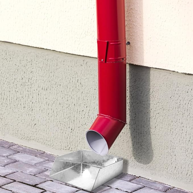 Rain Gutter Downspout Splash Block Gutter Downspout Extensions Down Spout - Image 8