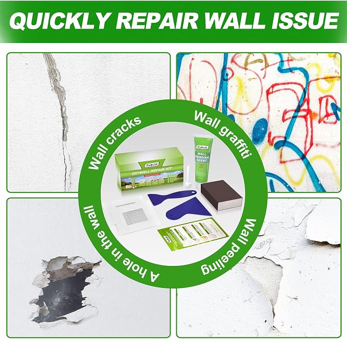 Drywall Repair Kit, 1 Spackle Wall Repair Patch Kit, Wall Mending Agent - Image 6