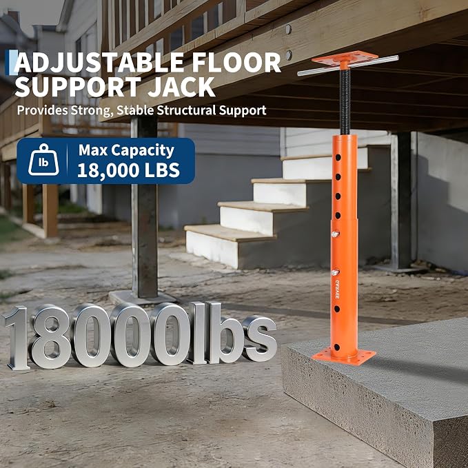 2 Pack Jack Post, House Floor Jack 19"-36", 18000 LBS Basement Jacks | Heavy - Image 3