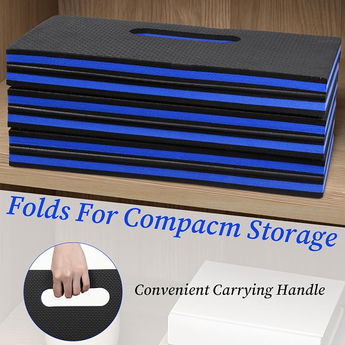 Ptwola Foldable EVA Mat with Carrying Handle, 2.5cm Thick Foam Cushion - Image 3