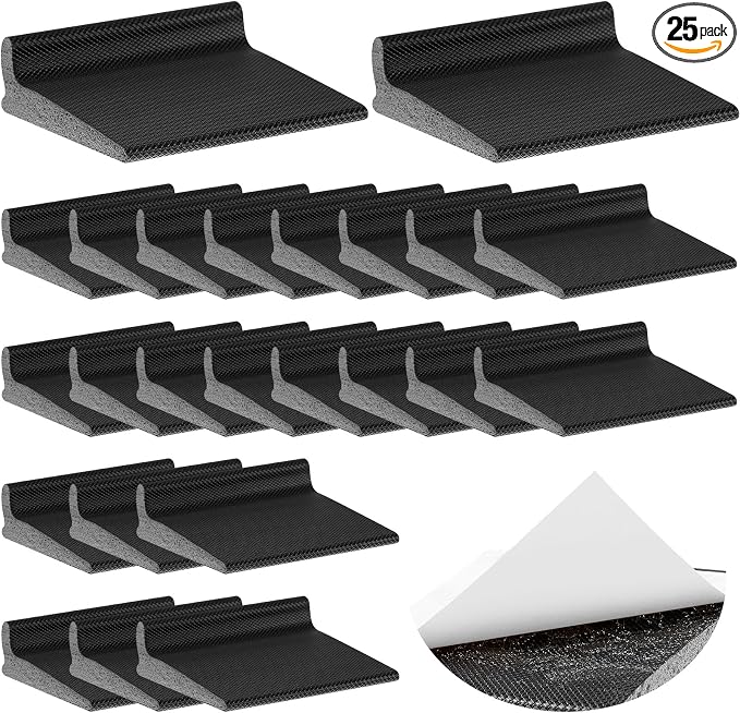 Pangda 25 Pcs Door Corner Seals, Self Adhesive, Frame Corner Seals, Peel and by Pangda