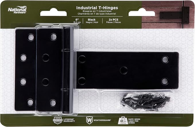 National Hardware Industrial Gate T-Hinges, 6 in - Image 5