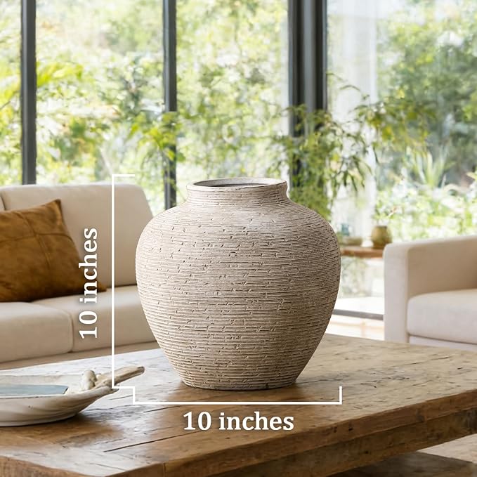 Vanselia Ceramic Flower Vase Home Decor - Image 3