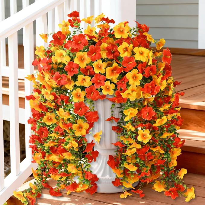 INQCMY Artificial Fake Flowers Plants by INQCMYPlantRack