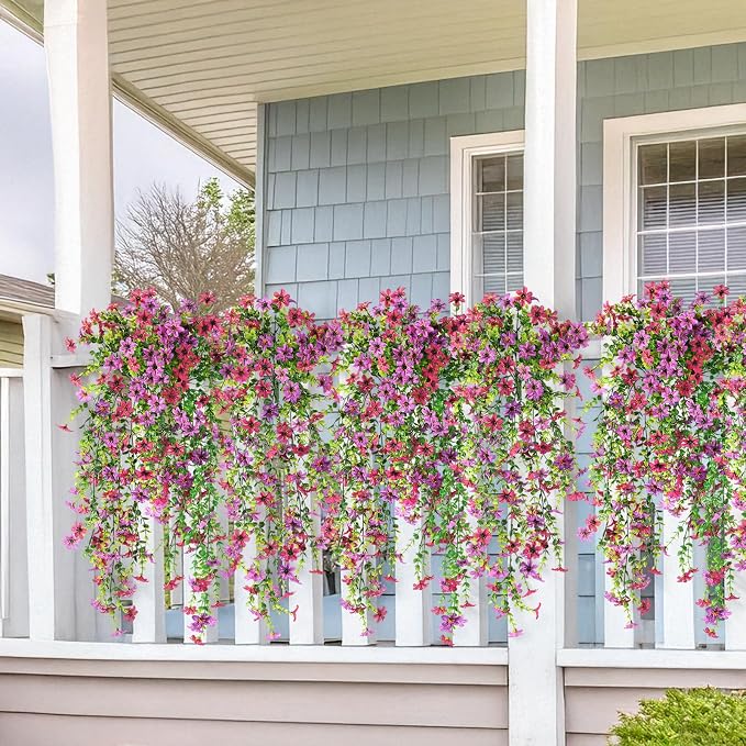 Artificial Fake Hanging Flowers Plants - Image 4