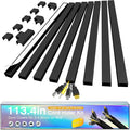 Cord Hider Kit, 113.4in Cord Covers by Wuitaouy