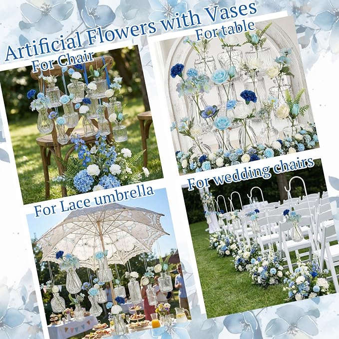 36 Pcs Artificial Flowers Table Centerpiece - Image 7