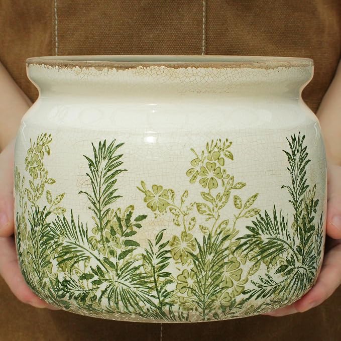 Cottage Ceramic Flower Pots - Image 4