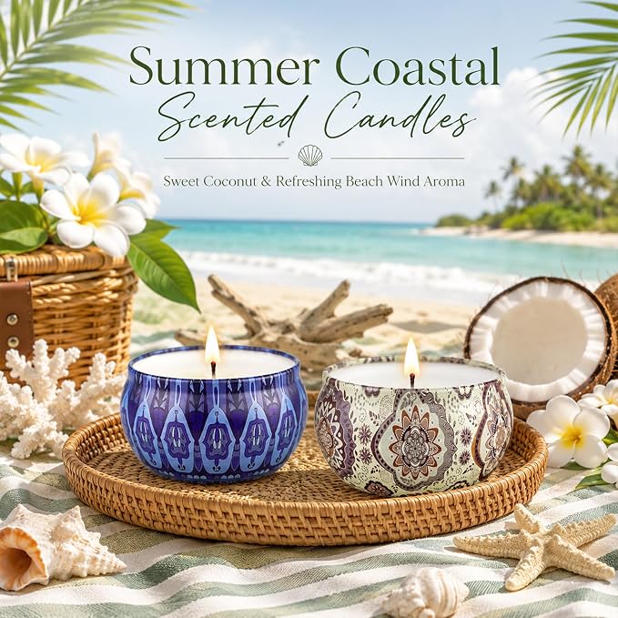 Scented Candles Gift Set, 12 Pack Soy Wax Aromatherapy Candles | 12 Summer - Image 5