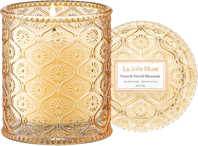 LA JOLIE MUSE Yuzu Neroli Scented Candles by LaJol%C3%ADeMuse