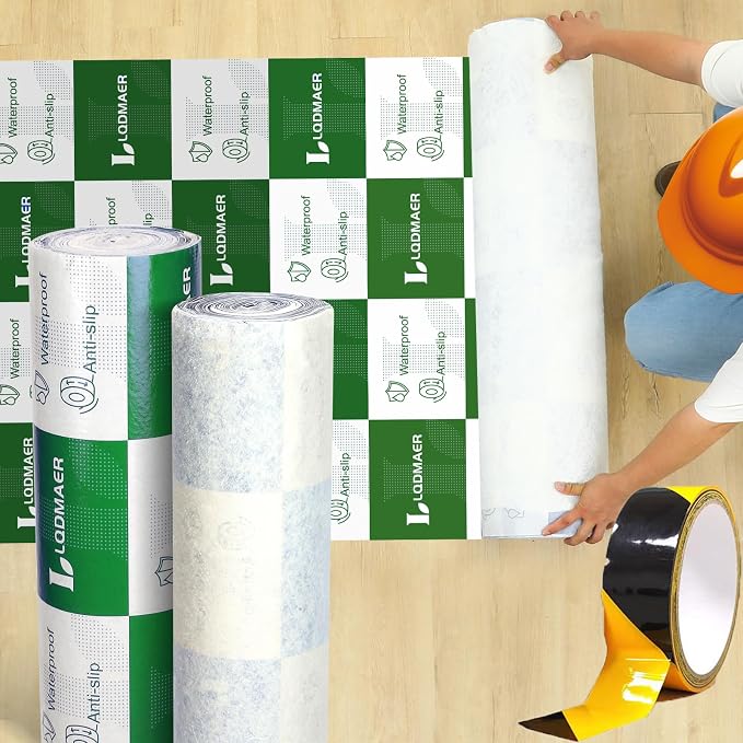 40" x100ft Hardwood Floor Protector Film Roll Temporary Renovation Cover by LQDMAER