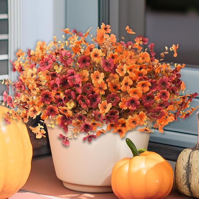 INQCMY Artificial Fake Fall Plants Flowers by INQCMYPlantRack