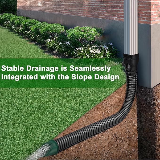 1 Pack 4" Slope Drainage Grate Cover, Rain Diverter, Drainage Grate Yard Drain - Image 5