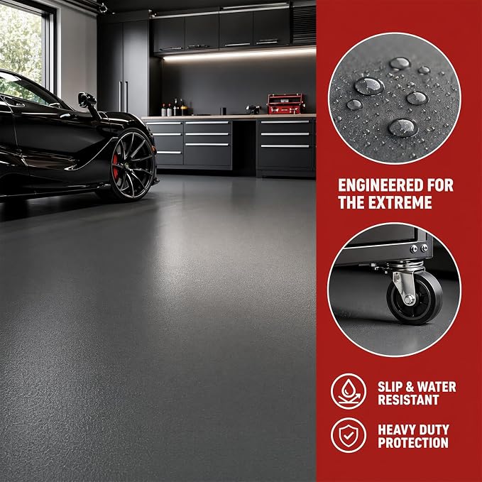 4 Gallon Epoxy Floor Paint kit -100% solids| 6H hardness|20-year durability| - Image 9