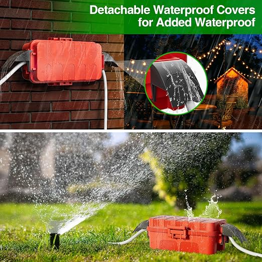 IP55 Small Outdoor Electrical Box Waterproof, - Image 3