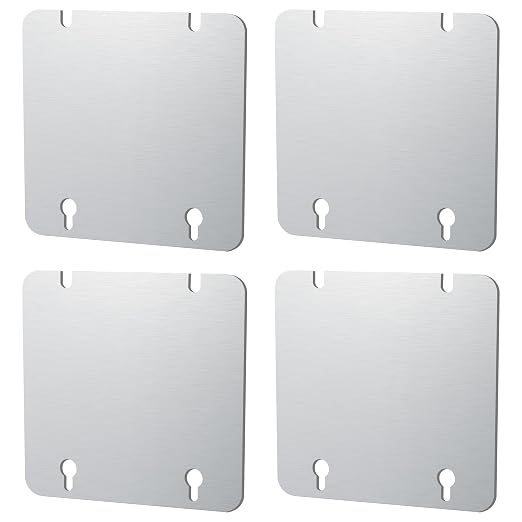 4-11/16" Inch Blank Cover for Electrical Boxes by OhLectric