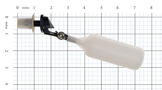 Kerick Valve MA252 PVC Mini Float Valve, Tank Mount, Adjustable Arm, 1.5 gpm at - Image 3