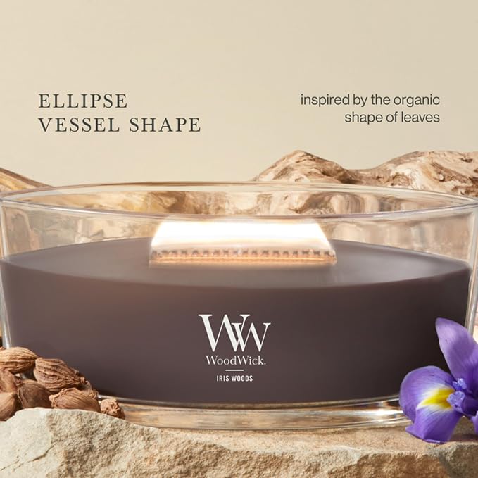 Woodwick Iris Woods Ellipse Candle - Image 4