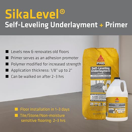 SIKA Corporation 517003 1 Gallon White Sikalevel Self-Leveling Underlayment - Image 8