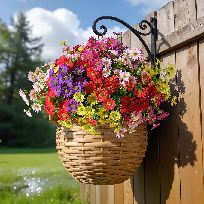 Alupssuc 30 Bundles Artificial Daisies Flowers Fake Silk Plant - Image 7