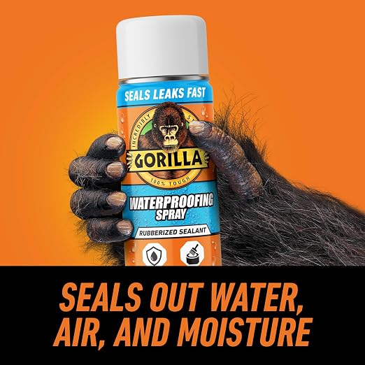 Gorilla Waterproofing Spray, 16 oz, Flexible Sealant | Rubberized Coating - Image 2