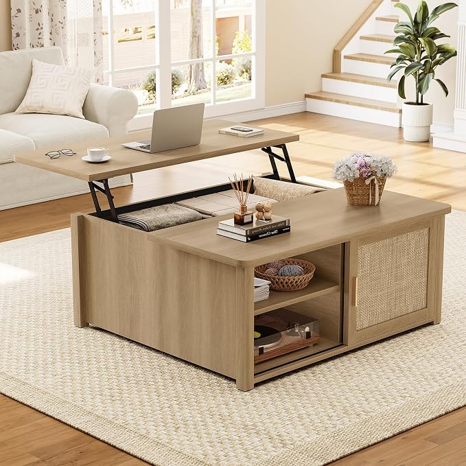 SEDETA 31.5" Lift Top Coffee Table - Image 9
