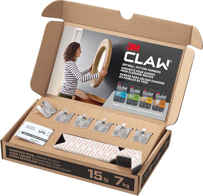 3M CLAW 15 lb. Drywall Picture Hanger - Image 2