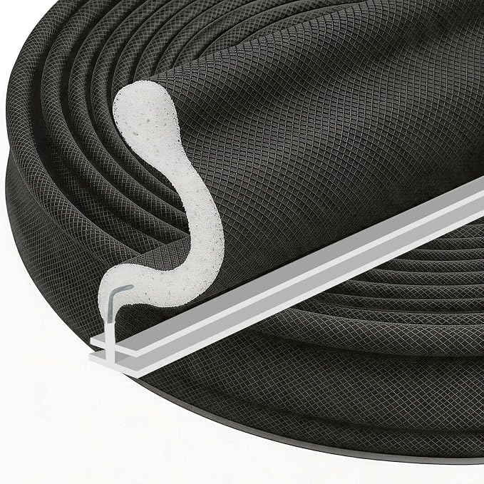 40FT Weather Stripping Door Seal: Sound Proof Draft Blocker Kerf Weather by Bruiefpap