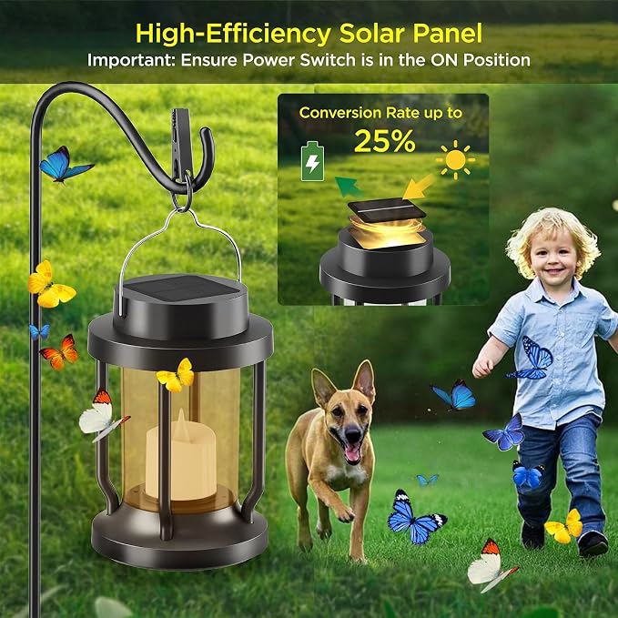 Solar Lantern Outdoor & Indoor Use – Hanging Solar Lights - Image 4