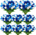 Janinka 100pcs Artificial Tulip Flowers Fake PU Tulips Faux Latex Bouquet by Janinka
