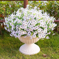 Artificial Fake Flowers Plants for Outdoors Spring Summer Decoration, Faux by Digtecno
