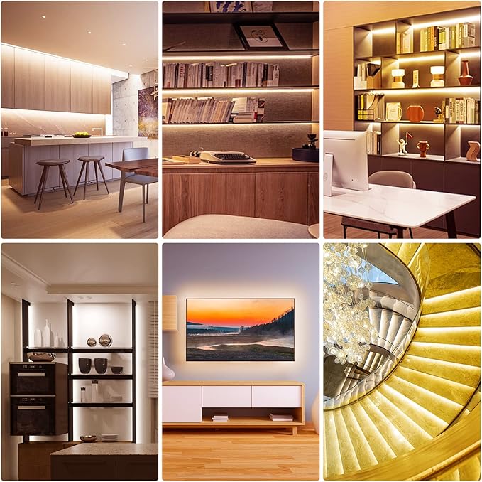 DAYBETTER Under Cabinet Lights, Dimmable LED Strip Lights - Image 6