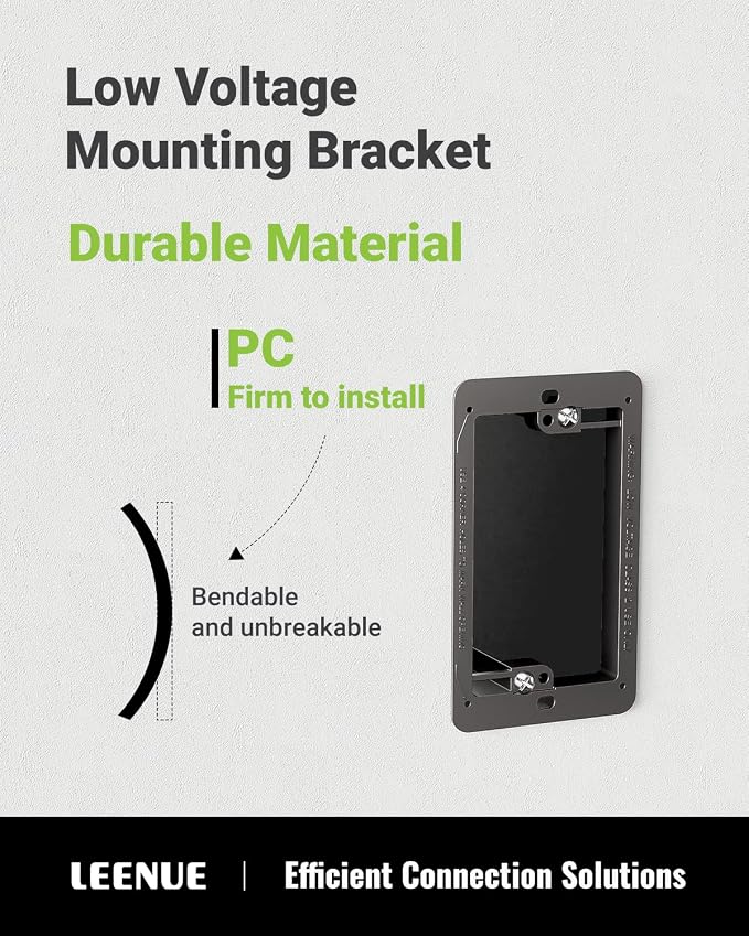 6 Pcs Low Voltage Mounting Bracket - Image 2