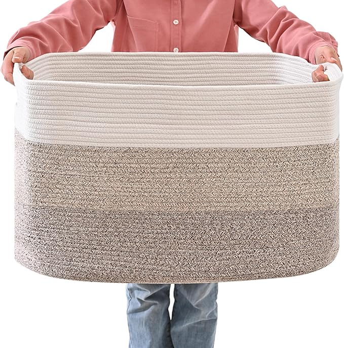 ICERZCZ Extra Large Blanket Basket by ICERZCZ