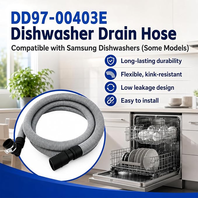 DD97-00403E Dishwasher Drain Hose - Image 6