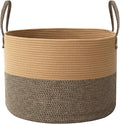 JMvicyroam 115L Extra Large Machine Washable Cotton Rope Blanket Basket | by JMvicyroam
