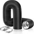 Hon&Guan 4" x 8FT Aluminum Foil Insulated Flexible Duct, Dryer Vent Hose by HonGuan