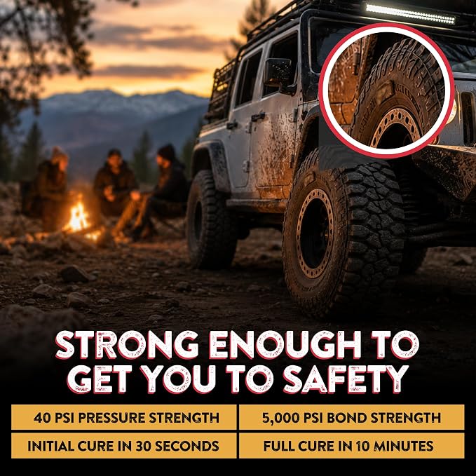 GlueTread Sidewall Tire Repair Kit, External Emergency Tubeless ATV Patch | - Image 8