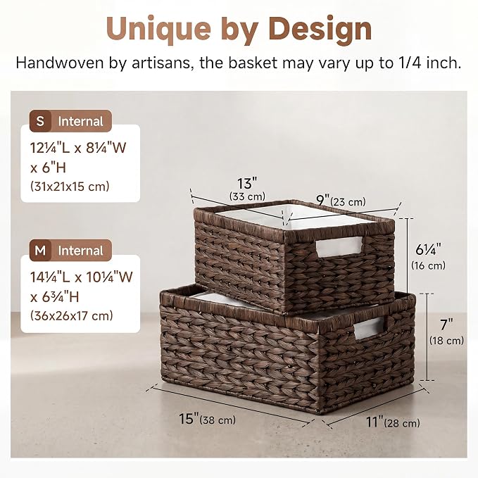 StorageWorks Large Wicker Baskets - Image 3