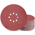 9 inch Sanding Discs 180 Grit 8 Holes Hook and Loop Sandpaper by Awutzut
