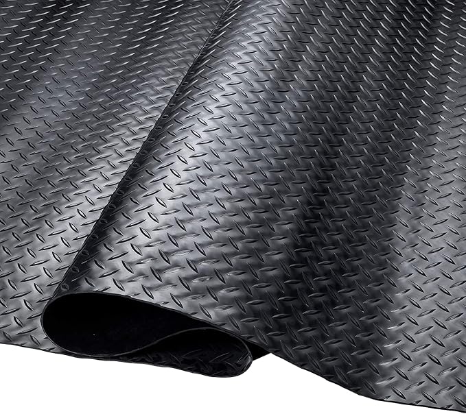 SEAL 5 x 8 FT Premium Garage Floor Mat, Solid 2.8mm Thick Lay-Flat Black - Image 8